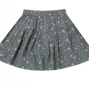 Rylee + Cru Sparrow Skirt | Dark Floral